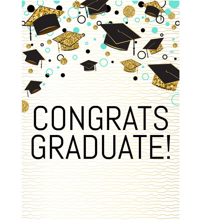 Cards With Pop® Congrats Graduate Caps
